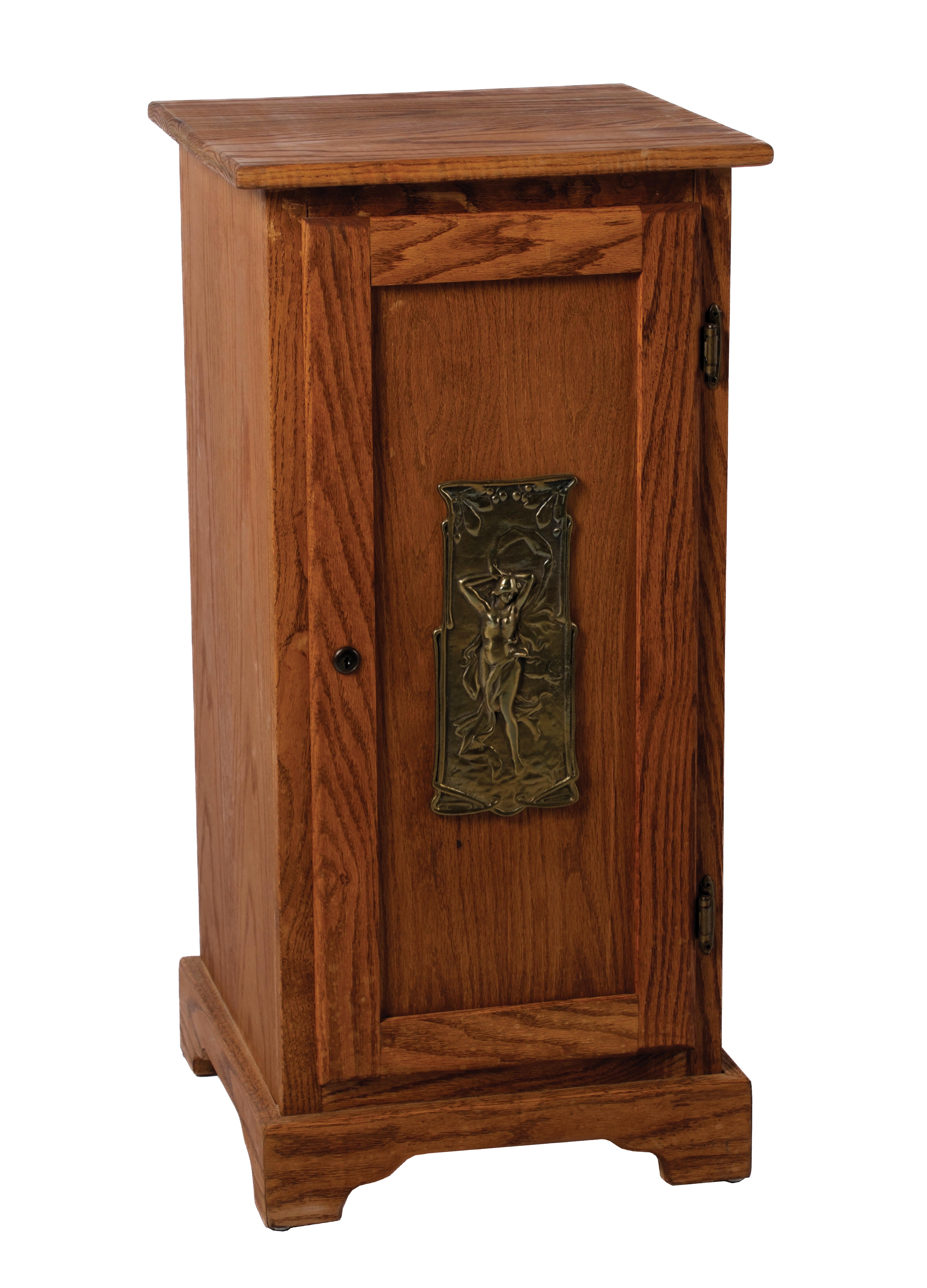 Lot Detail - CONTEMPORARY OAK SLOT MACHINE