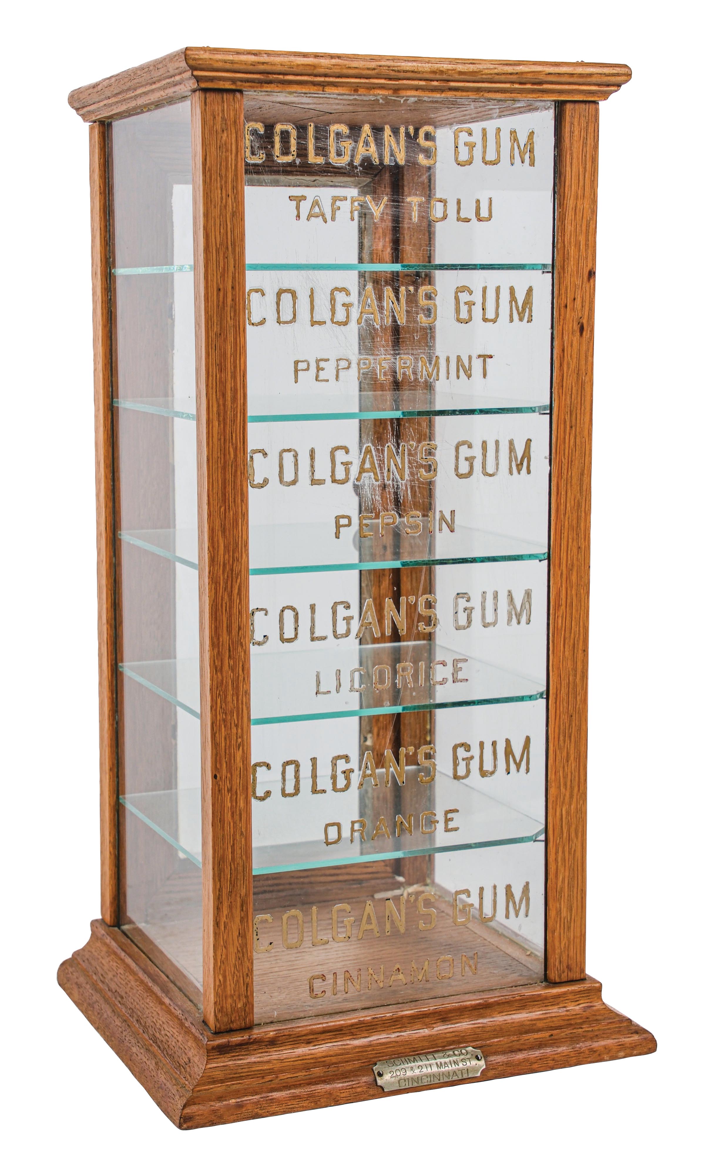 Lot Detail - COLGAN'S TAFFY TULU GUM SHOWCASE