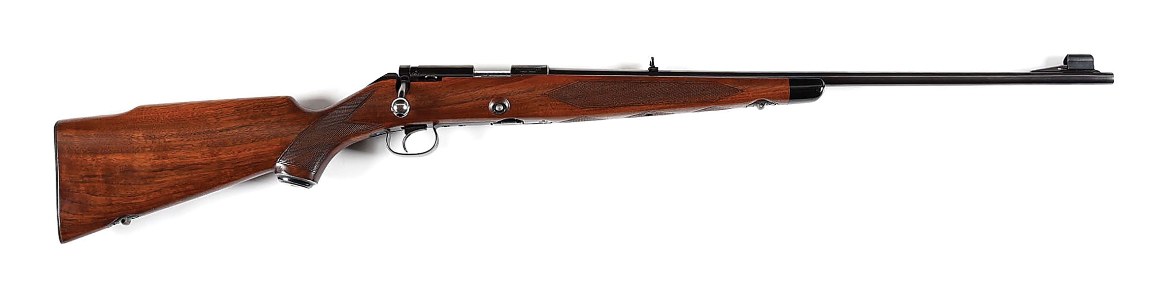 (C) WINCHESTER MODEL 52C SPORTER BOLT ACTION RIFLE.