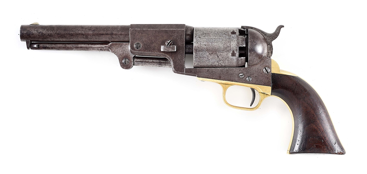 (A) MARTIALLY MARKED COLT 3RD MODEL DRAGOON PERCUSSION REVOLVER.