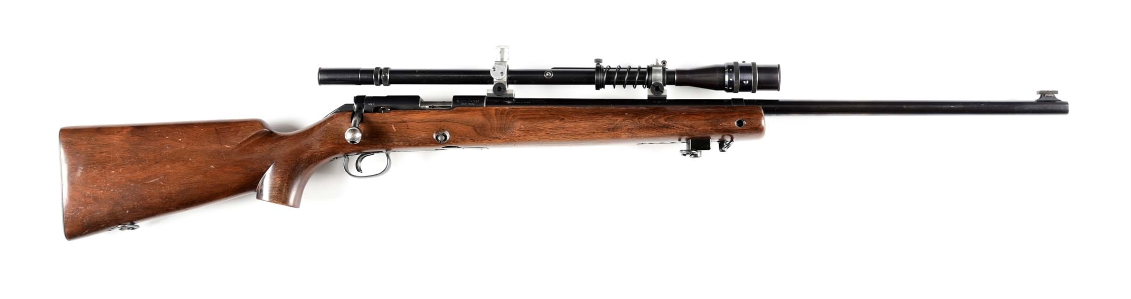 (C) WINCHESTER MODEL 52 TARGET BOLT ACTION RIFLE WITH UNERTL SCOPE.