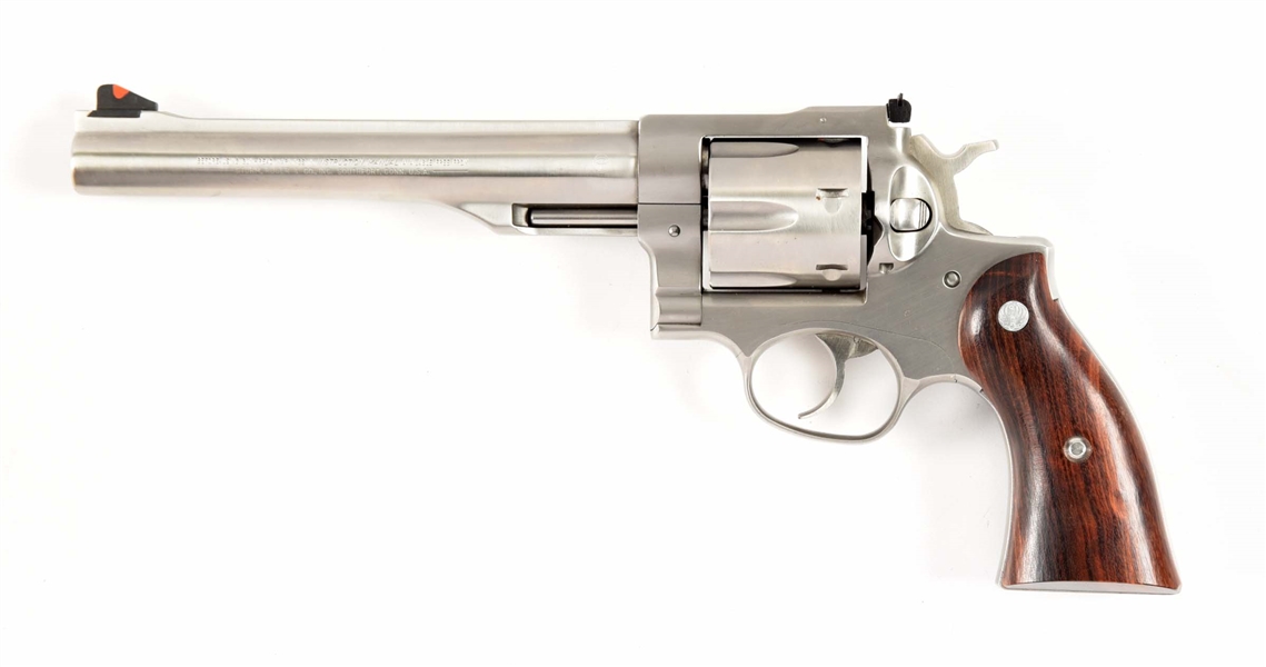 (M) RUGER REDHAWK .44 MAGNUM STAINLESS SINGLE ACTION REVOLVER.