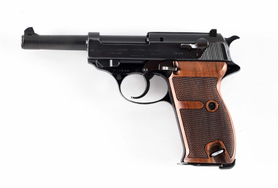 (M) WALTHER MANURHIN P1 9MM SEMI-AUTOMATIC PISTOL.