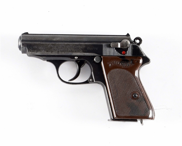 (M) WWII PRODUCTION COMMERCIAL WALTHER PPK SEMI-AUTOMATIC PISTOL.