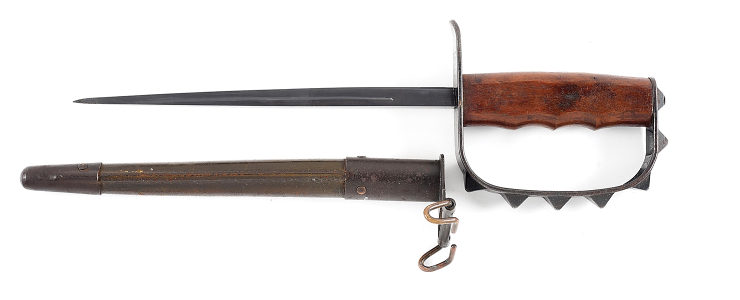 US WWI L.F. & C. MODEL 1917 TRENCH KNIFE.