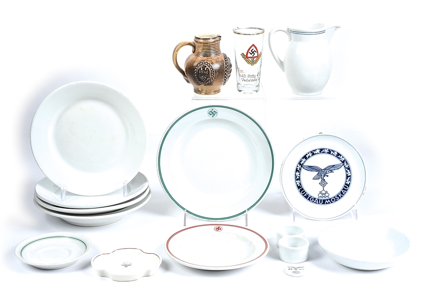 LOT OF THIRD REICH PORCELAIN DINNERWARE.