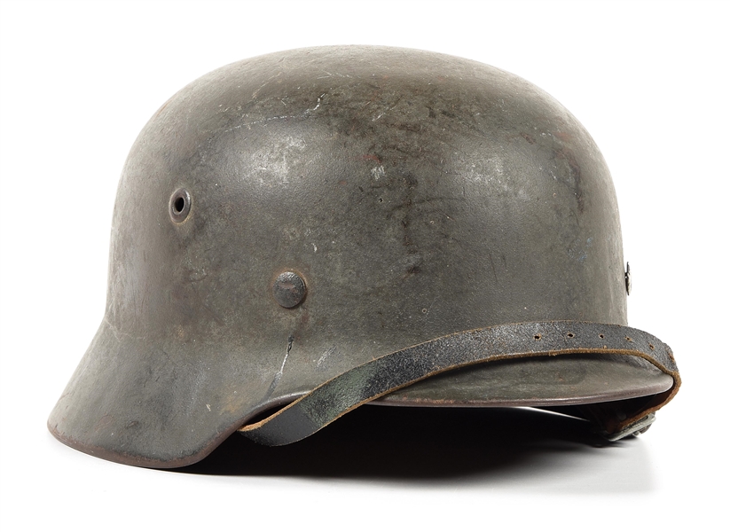 GERMAN WWII HEER SINGLE DECAL M40 HELMET.