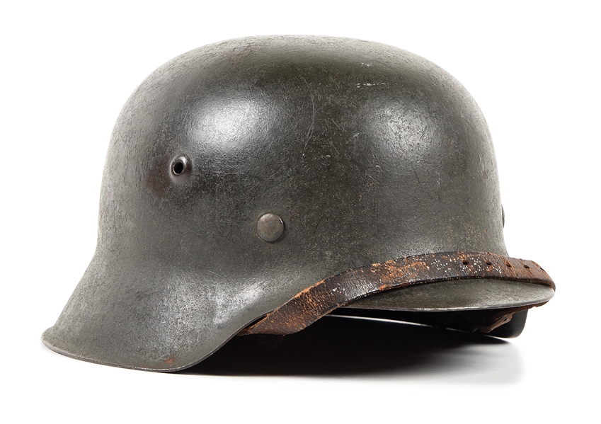 GERMAN WWII HEER SINGLE DECAL M42 HELMET.