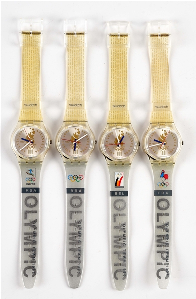 LOT OF 4: OLYMPIC SPECIALS SWATCHES