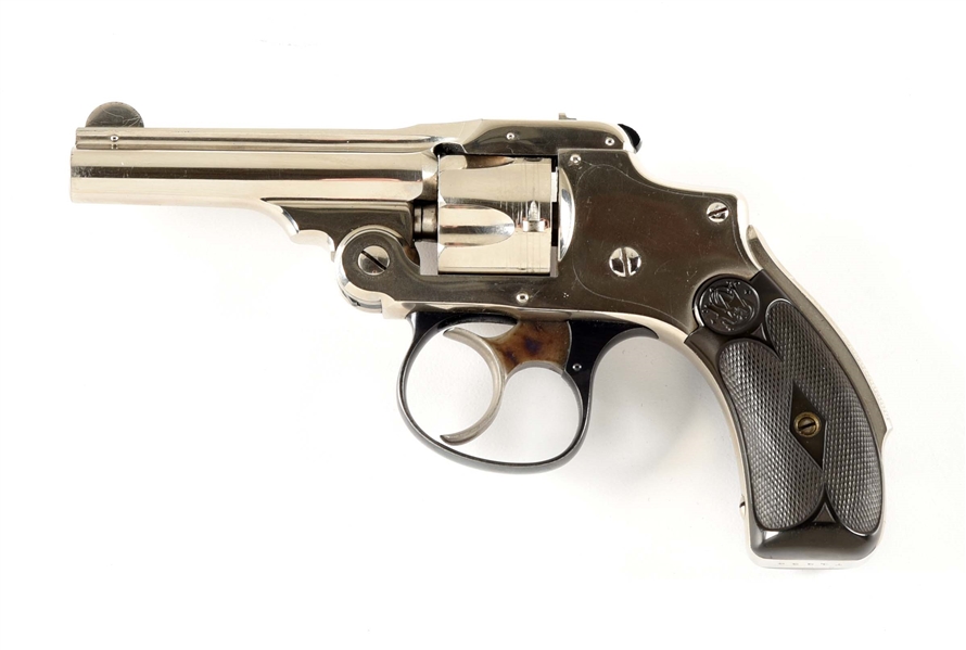 (A) FIRST MODEL SMITH & WESSON .32 SAFETY LEMON SQUEEZER DOUBLE ACTION REVOLVER.