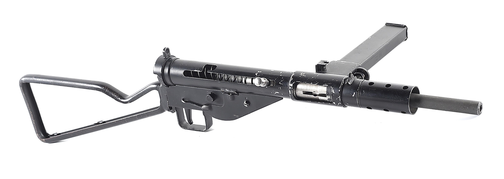 (N) CATCO MKII MACHINE GUN BUILT FROM STEN MK II PARTS KIT (FULLY TRANSFERRABLE).