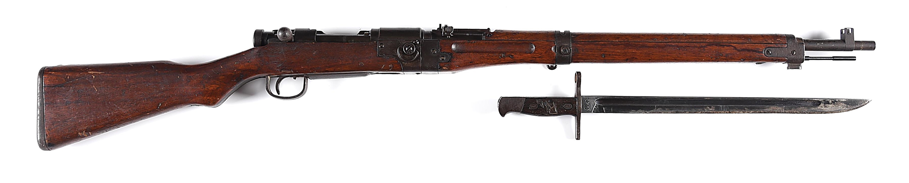 (C) NAGOYA TYPE 2 PARATROOPER BOLT ACTION RIFLE.