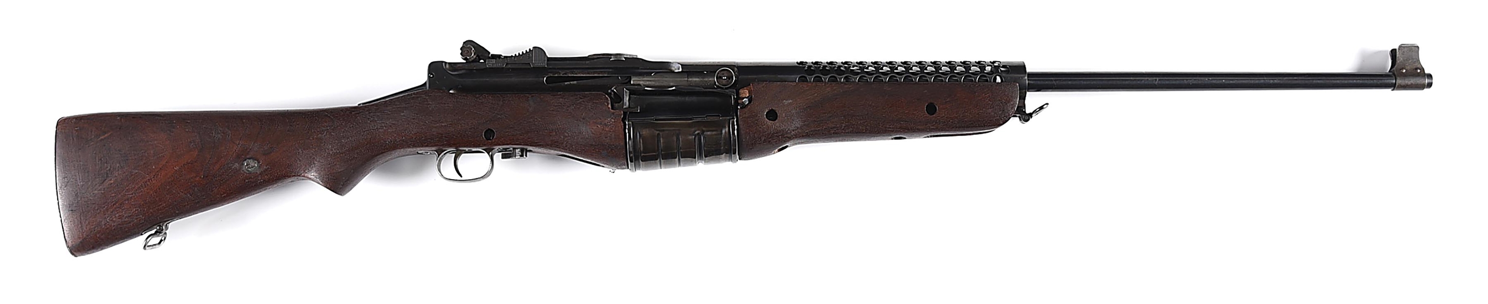 (C) JOHNSON AUTOMATICS M1941 SEMI AUTOMATIC RIFLE.