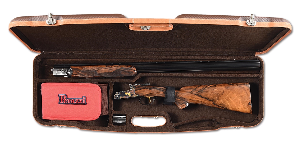 (M) PERAZZI MX28 SC3 28 GAUGE OVER/UNDER SHOTGUN WITH CASE.