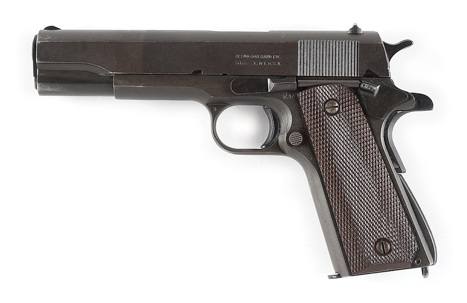 (C) REMINGTON RAND M1911A1 .45 ACP SEMI-AUTOMATIC PISTOL.