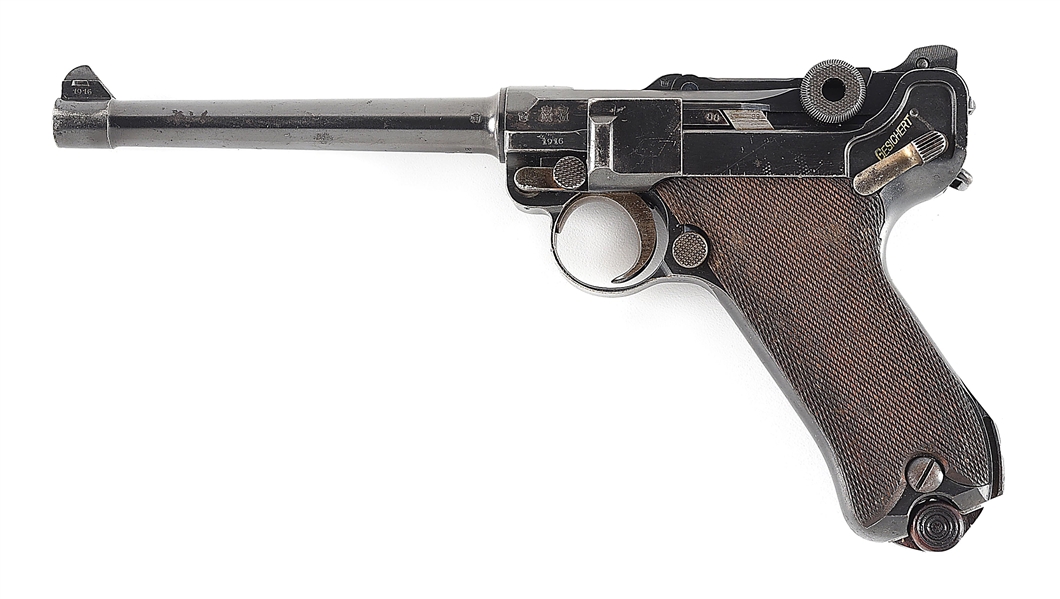 (C) A VERY RARE AND IMPORTANT DWM 1914 NAVY LUGER, ONE OF THE IRISH LUGERS ACQUIRED BY BILL EDWARDS.