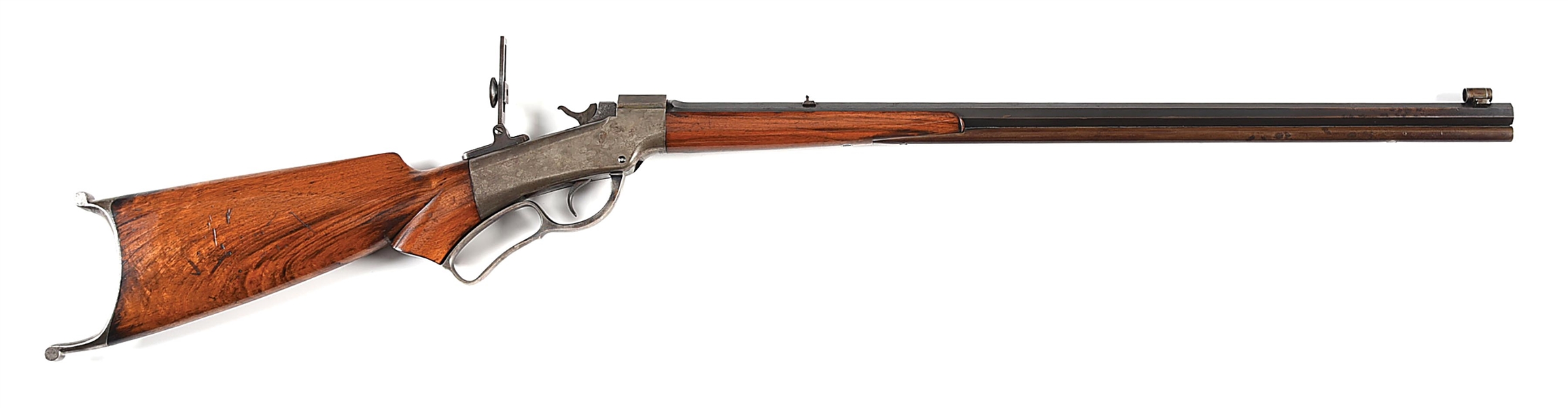 (A) SCARCE MARLIN BALLARD NO. 3F FINE GALLERY RIFLE.