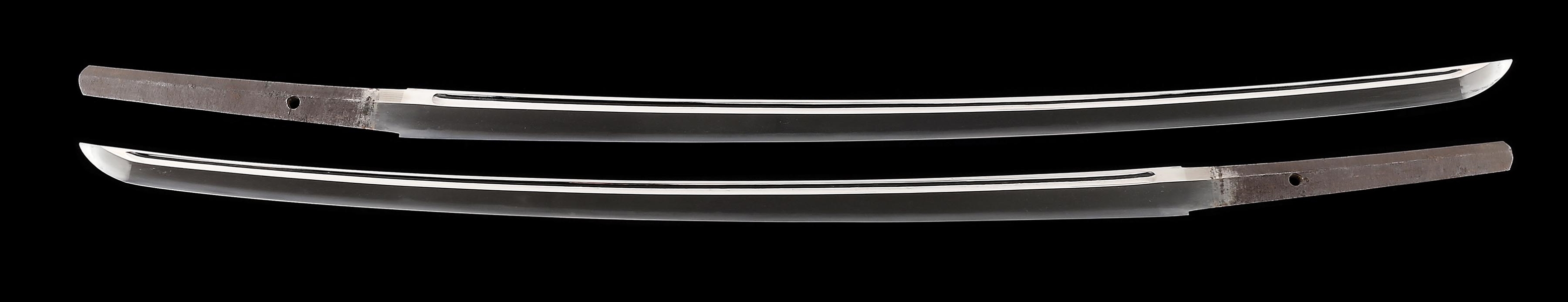 A MUMEI KATANA WITH ATTRIBUTION TO 6TH GENERATION HIZEN TADAYOSHI, IN KOSHIRAE.