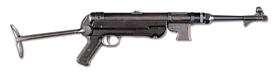 (N) EARLY FLAT SIDE MAGAZINE HOUSING C.G. HAENEL MANUFACTURED “FXO" CODE "41" DATE MP-40 MACHINE GUN (CURIO & RELIC).