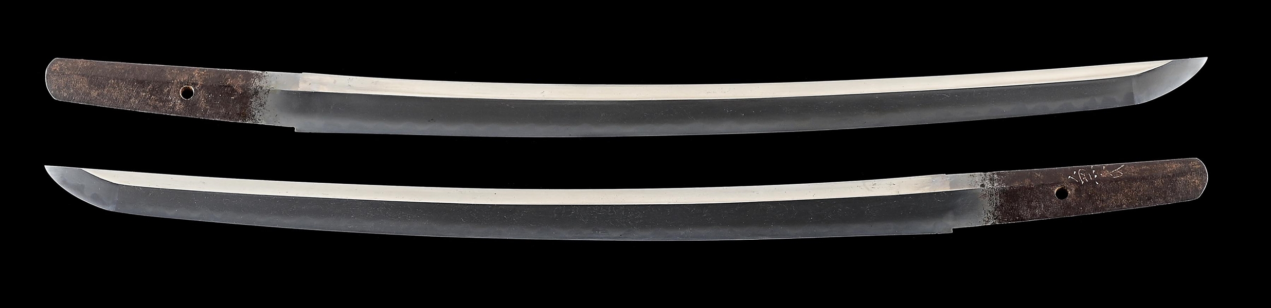 WAKIZASHI, SIGNED, IN ELEGANT KOSHIRAE.