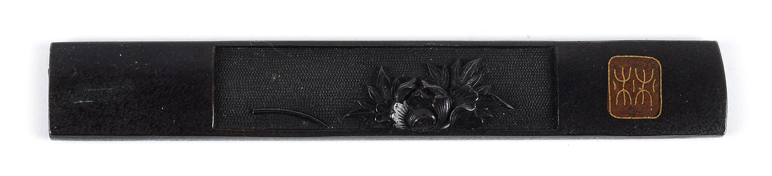 KOZUKA DEPCITING PEONY FLOWERS ON A NANAKO GROUND.