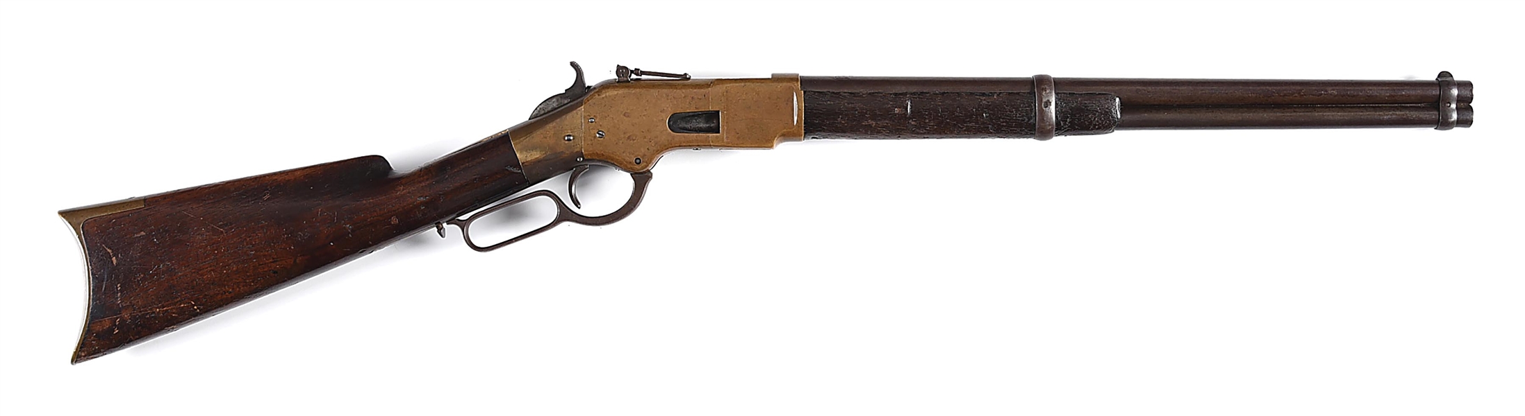 (A) WINCHESTER MODEL 1866 SADDLE RING CARBINE.