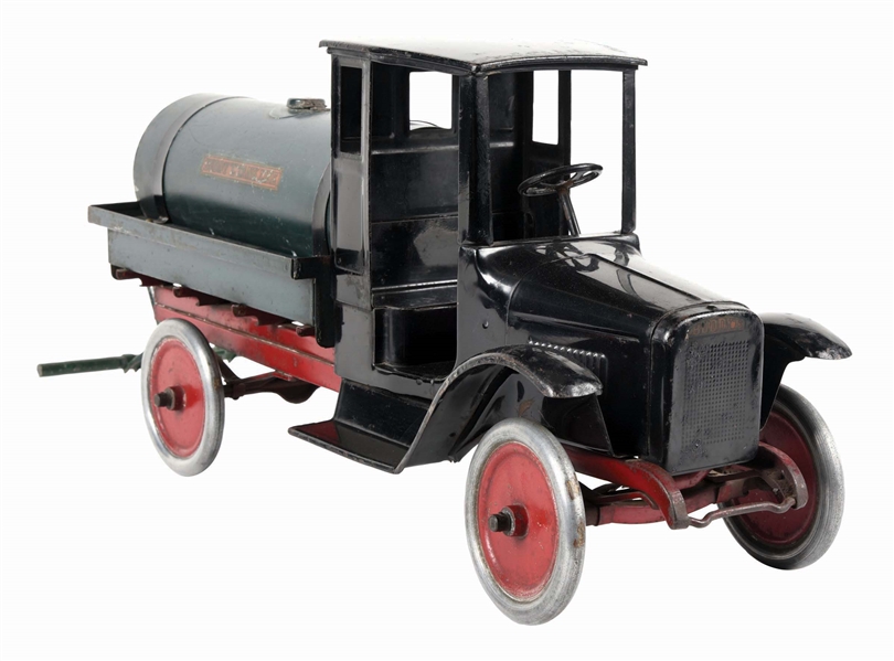 1920S BUDDY "L" PRESSED STEEL TANK LINE TRUCK