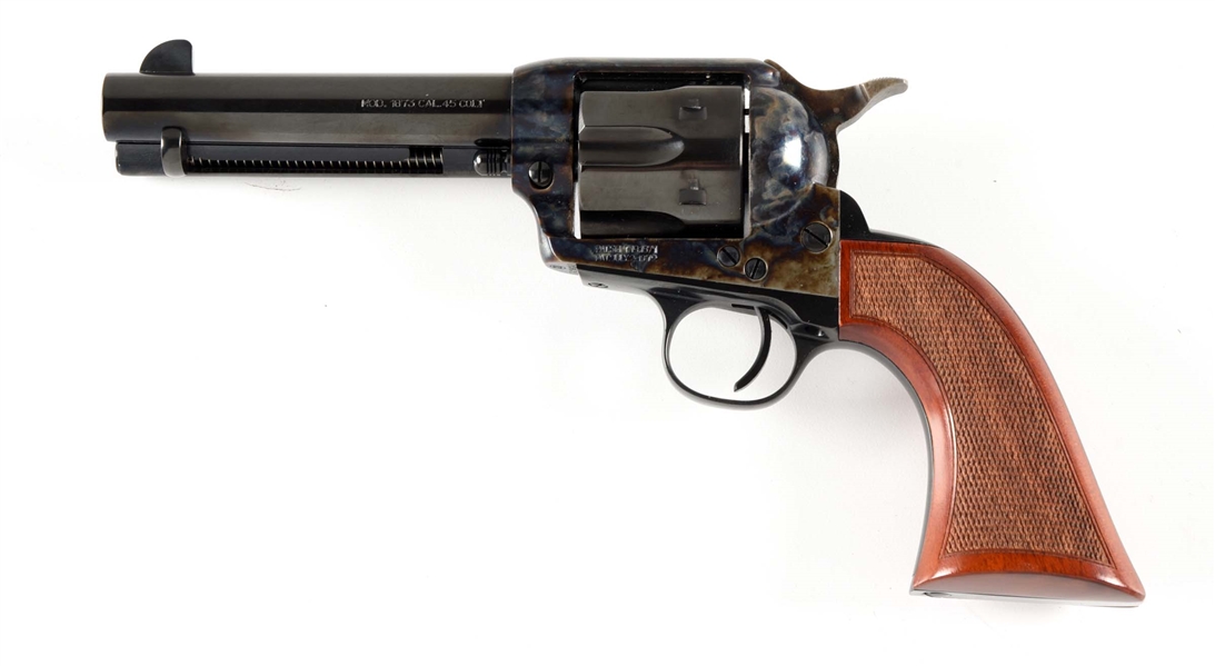(M) TAYLORS & CO. MODEL 1873 SINGLE ACTION REVOLVER IN .45 COLT.