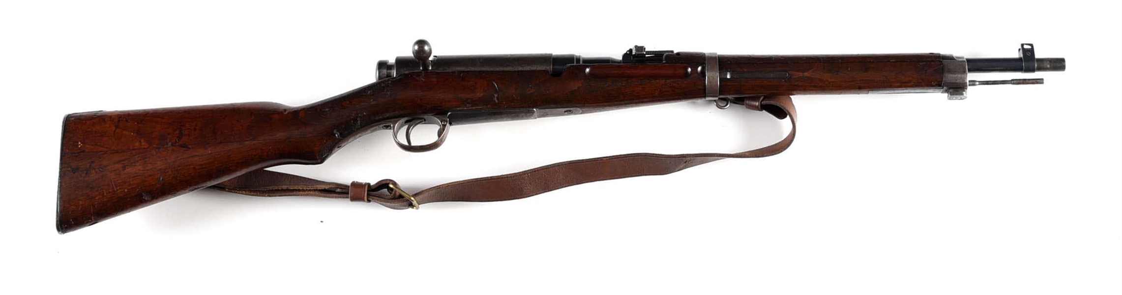 (C) KOISHIKAWA TYPE 38 BOLT ACTION CARBINE WITH AMMUNITION.