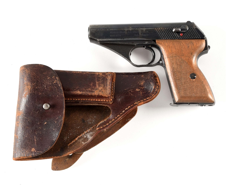 (C) NAZI MARKED  MAUSER HSC SEMI AUTOMATIC PISTOL WITH HOLSTER.