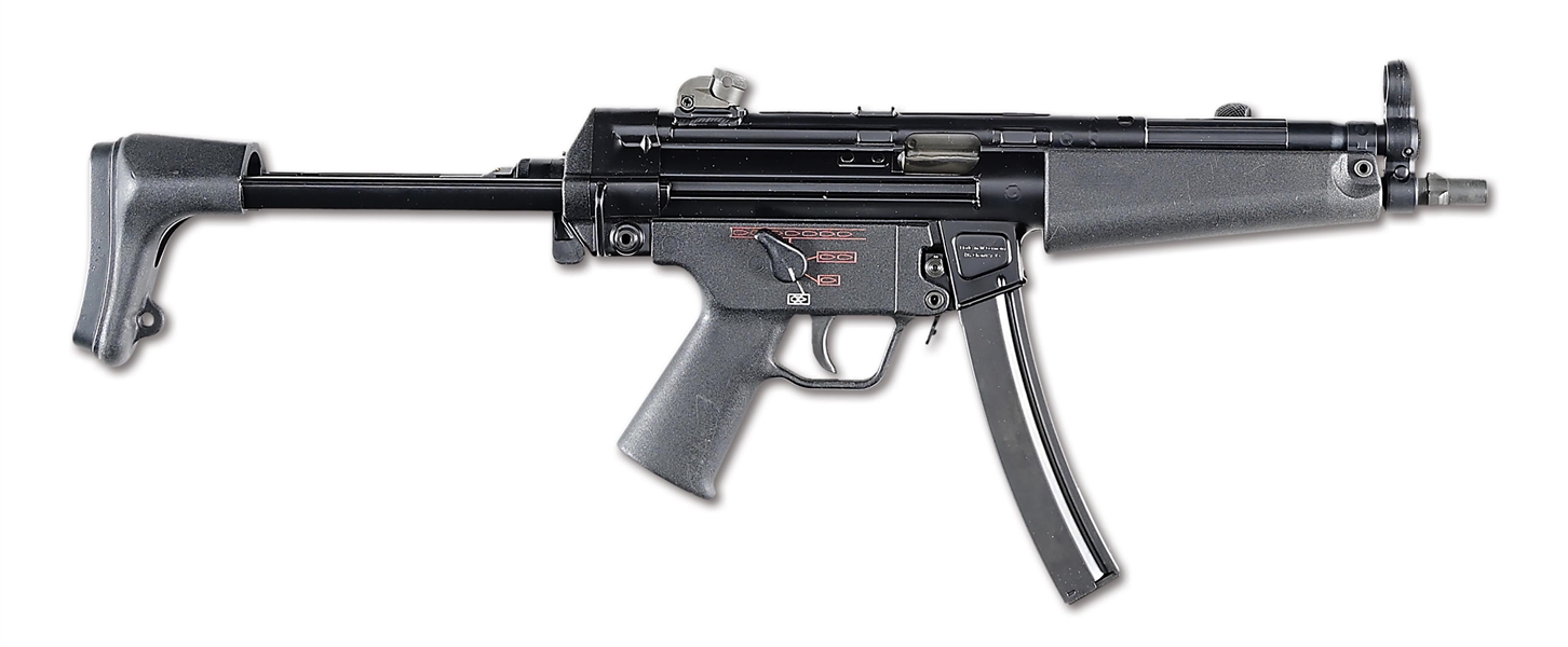 (N) SUPERB HIGH CONDITION FOUR POSITION SELECTOR FACTORY ORIGINAL HK MP5 MACHINE GUN (UNRESTRICTED - FULLY TRANSFERABLE). 