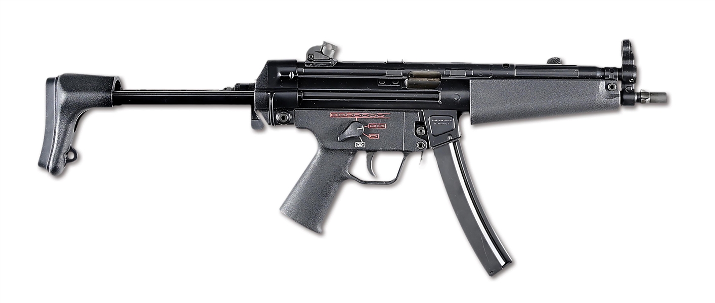 (N) HIGH CONDITION FOUR POSITION SELECTOR FACTORY ORIGINAL HK MP5 MACHINE GUN (UNRESTRICTED - FULLY TRANSFERABLE).