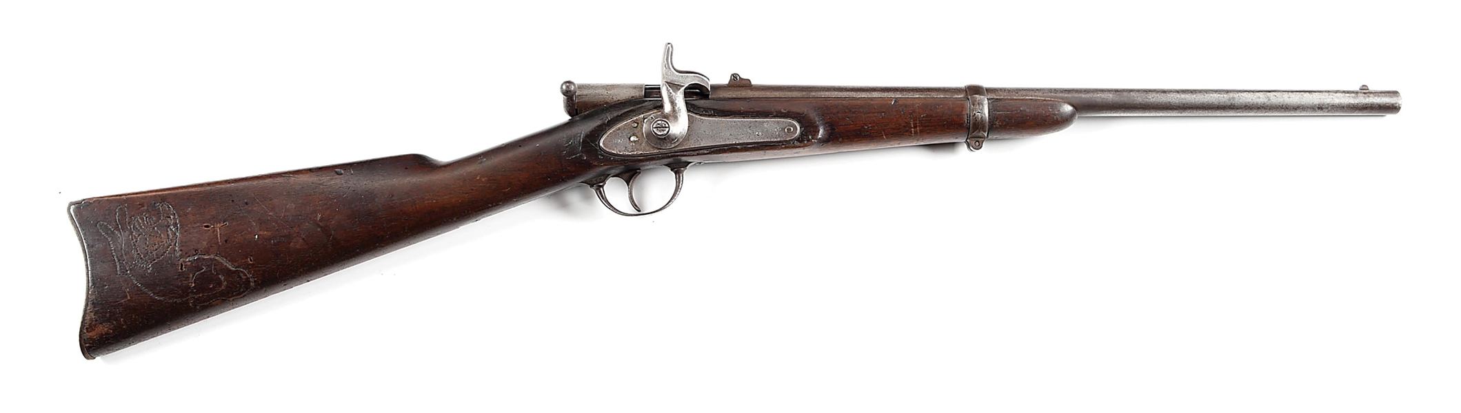 (A) RARE CIVIL WAR PALMER CARBINE BY E.G. LAMSON.