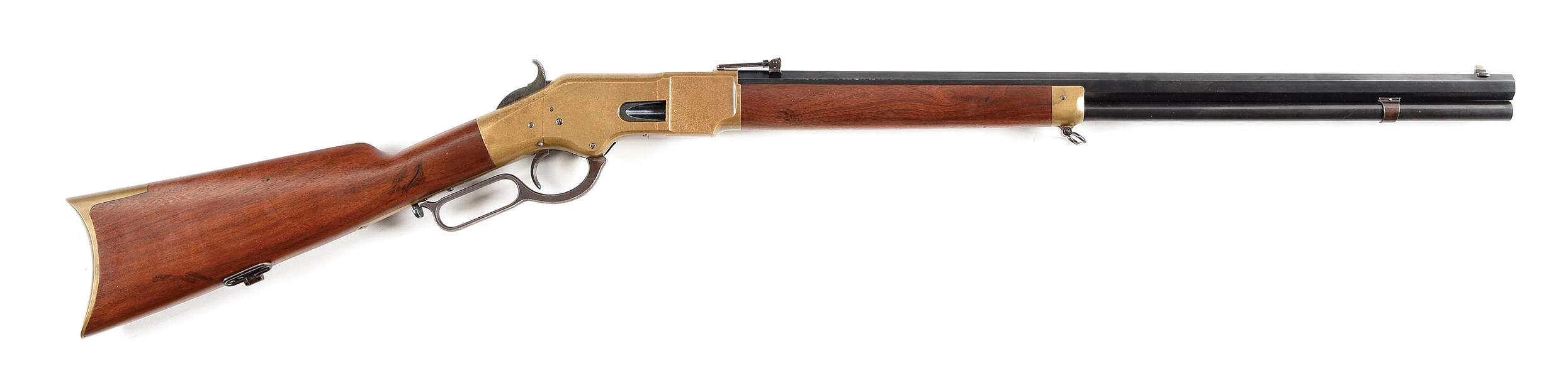 (A) WINCHESTER MODEL 1866 LEVER ACTION RIFLE.