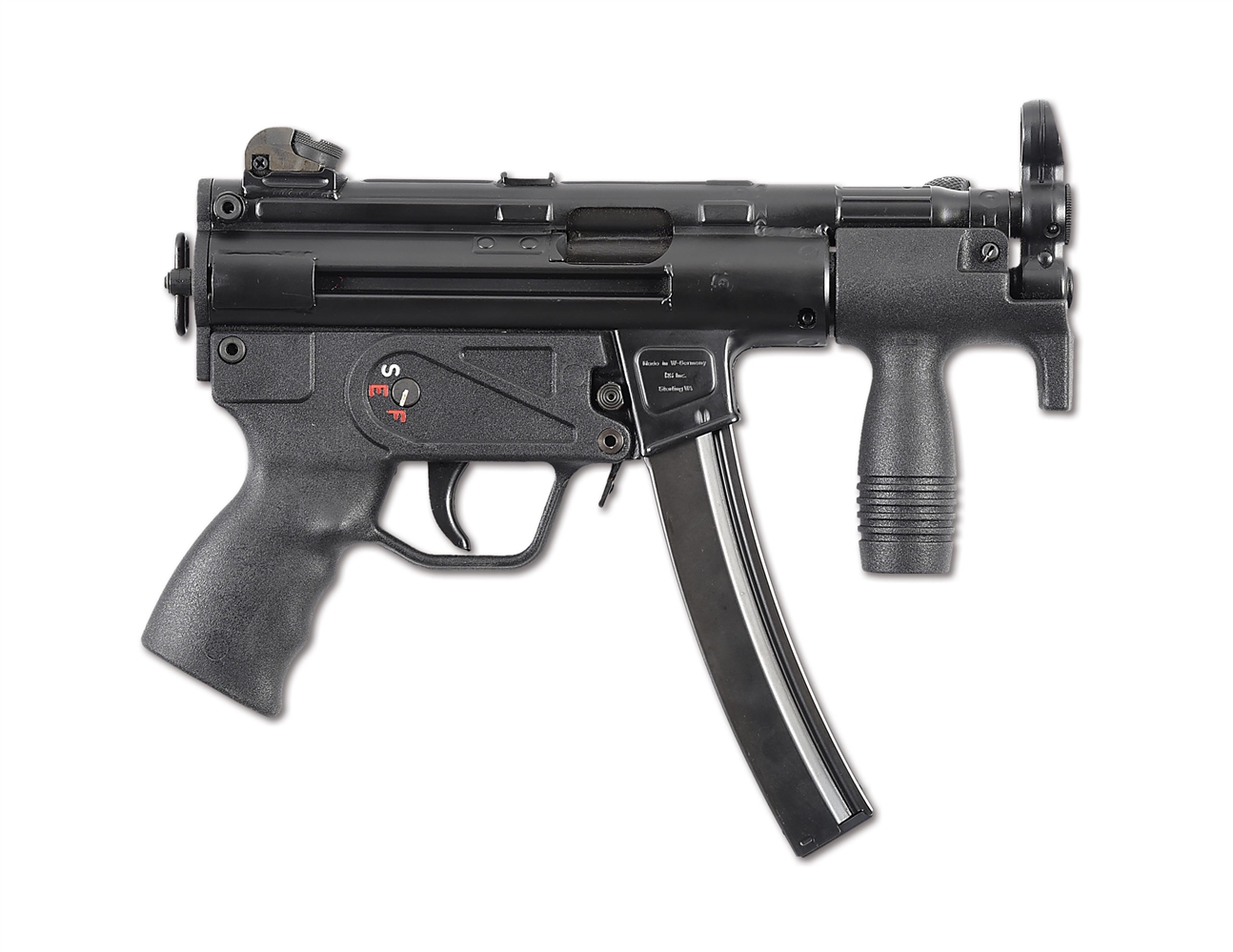 (N) S&H ARMS HECKLER & KOCH REGISTERED AUTO SEAR MACHINE GUN IN HK MP5K MARKED HOST GUN (FULLY TRANSFERABLE).