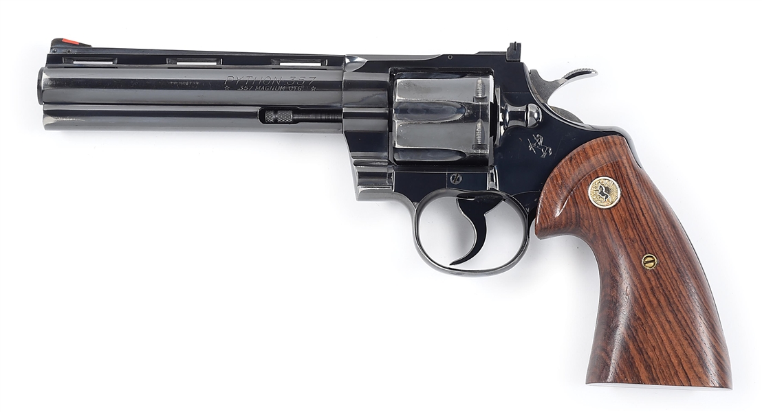 (C) CLASSIC COLT PYTHON DOUBLE ACTION REVOLVER.