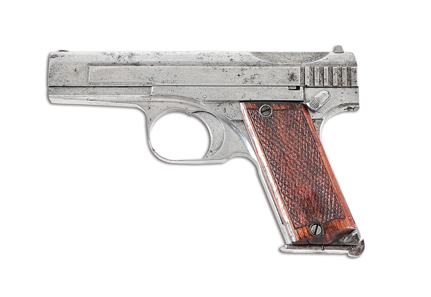 (C) OUTSTANDING, VERY SCARCE, ONE OF 17 JAPANESE TYPE 2 HAMADA SEMI-AUTOMATIC PISTOL, PUBLISHED IN "JAPANESE MILITARY CARTRIDGE HANDGUNS" BY DERBY & BROWN.