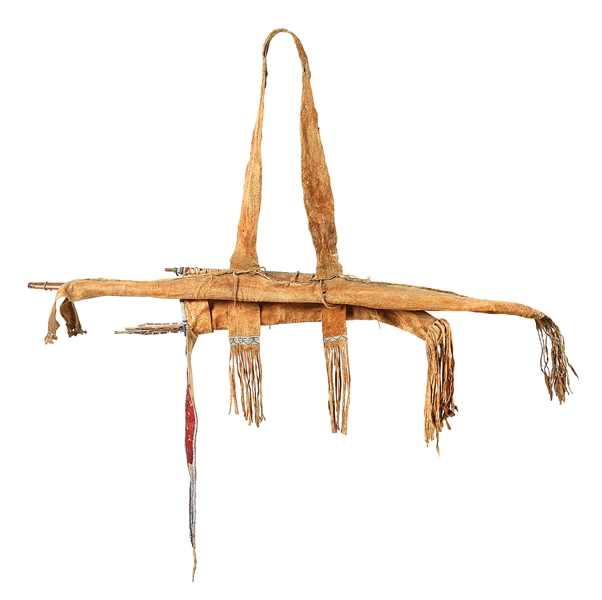 SOUTHERN PLAINS INDIAN BOW CASE AND QUIVER