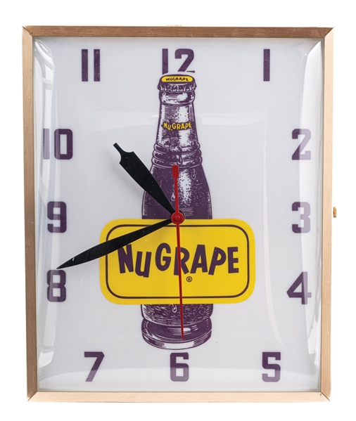 NUGRAPE SODA LIGHT-UP CLOCK