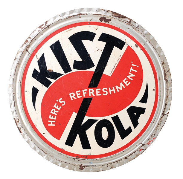 KIST KOLA SELF-FRAMED BOTTLECAP SIGN