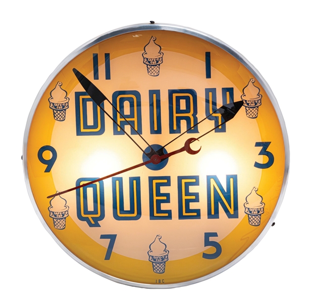 DAIRY QUEEN LIGHTED CLOCK