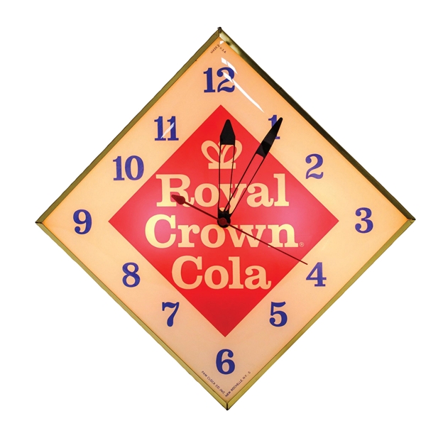 NOS ROYAL CROWN COLA CLOCK