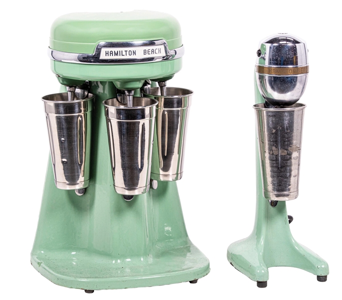 COLLECTION OF 2 MILKSHAKE MIXERS