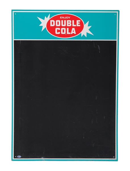 "ENJOY DOUBLE COLA" CHALKBOARD SIGN