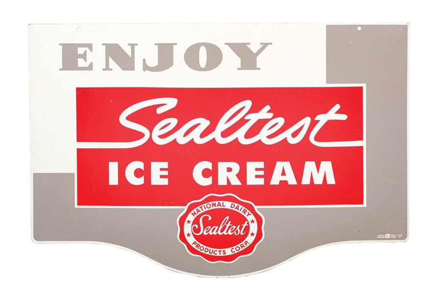 SEALTEST ICE CREAM TIN SIGN