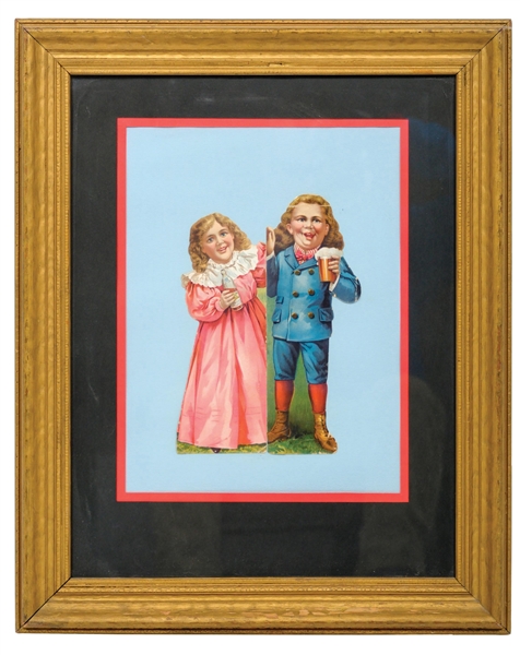 EARLY HIRES LITHOGRAPH W/ UGLY KID IMAGE