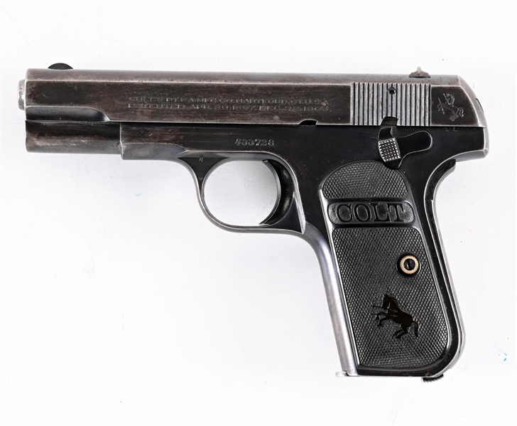 (C) COLT 1903 POCKET HAMMERLESS SEMI AUTOMATIC PISTOL 