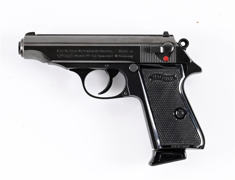 (M) POST-WAR WALTHER MODEL PP SEMI-AUTOMATIC PISTOL WITH CASE.