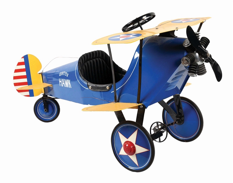 CURTISS HAWK AIRPLANE PEDAL CAR