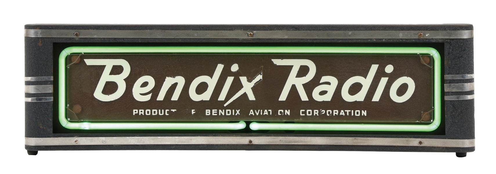 BENDIX RADIO NEON COUNTER SIGN